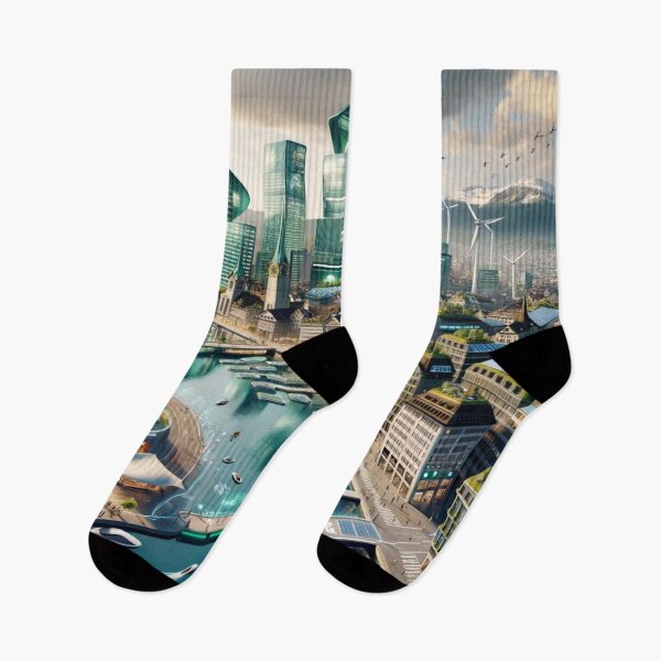 Item preview, Zurich - Futuristic Cities designed and sold by Eric Nagel.