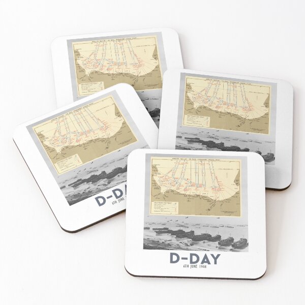 Item preview, D-Day 6th June 1944 Naval Bombardment Map.  designed and sold by Paul Rowland.