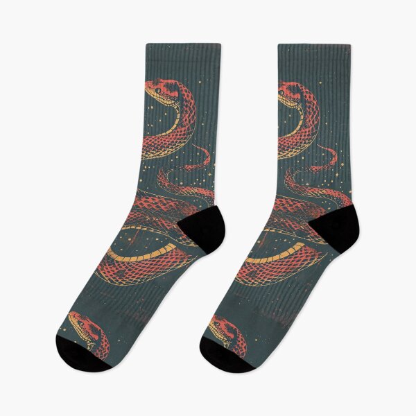 Item preview, Red snake and splatters designed and sold by AnnArtshock.