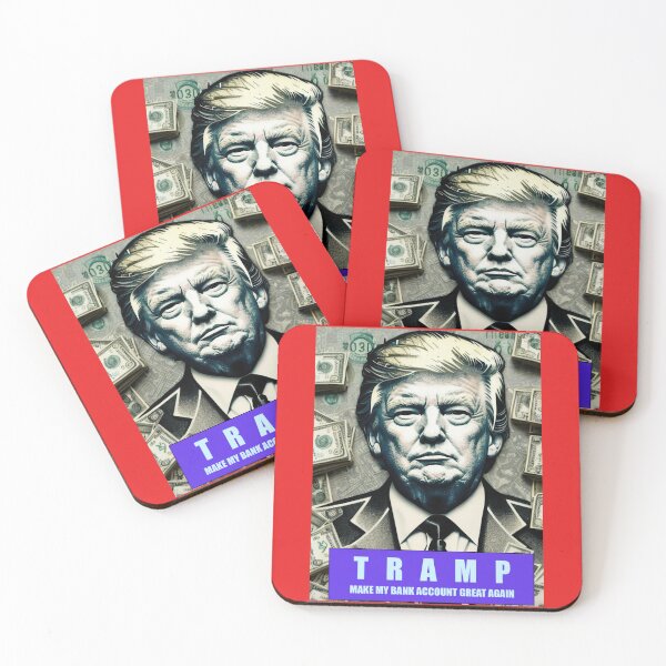 Item preview, TrAmP (MaKe My BaNk AcCoUnT GrEaT aGaIn) designed and sold by The Rainbow Rebel Collective.