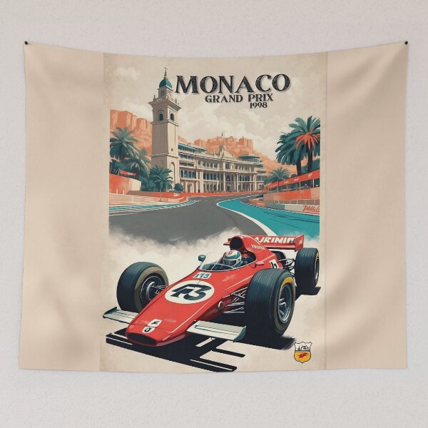 Item preview, Monaco Grand Prix Vintage Posters: Racing Through Time designed and sold by Ceemko's Vintage Corner.