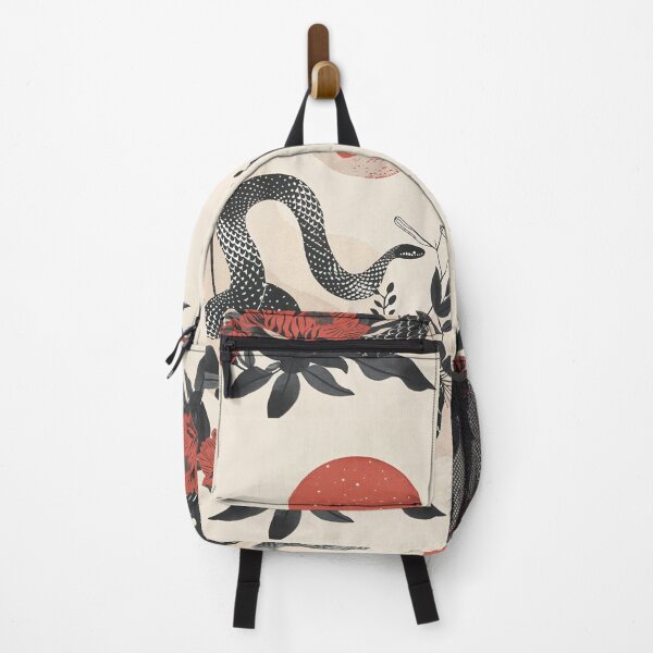 Item preview, Black snake and flowers designed and sold by AnnArtshock.