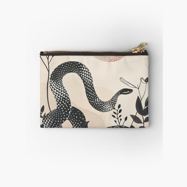 Item preview, Black snake and flowers designed and sold by AnnArtshock.