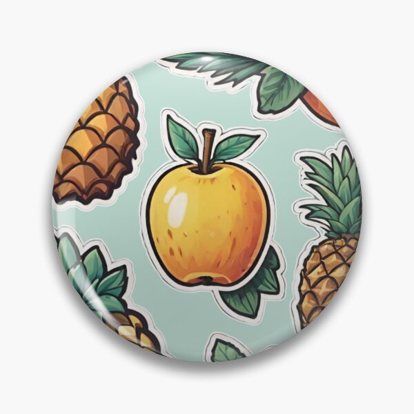 Item preview, Vintage pineapple sticker set by CallisC Arts ⭐⭐⭐⭐⭐ designed and sold by CallisC-Arts.