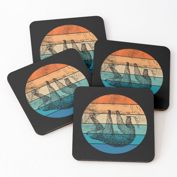 Item preview, Sloth Retro Sunset designed and sold by AussieWonders.