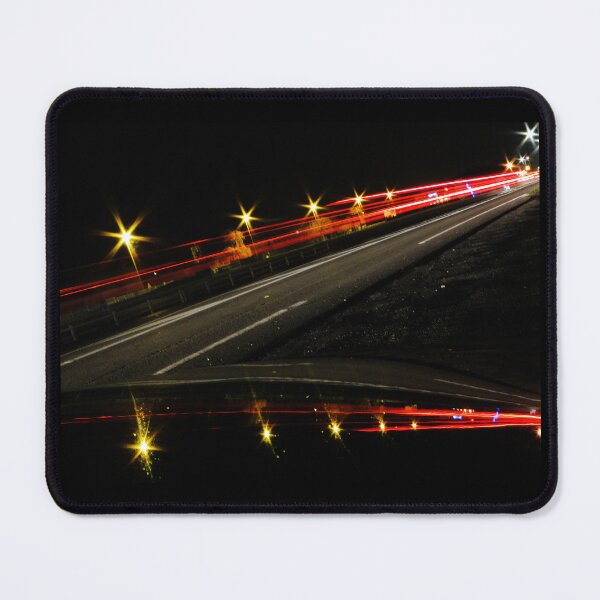 Item preview, Abstract photography lights on night road designed and sold by Carré Comme Orange.