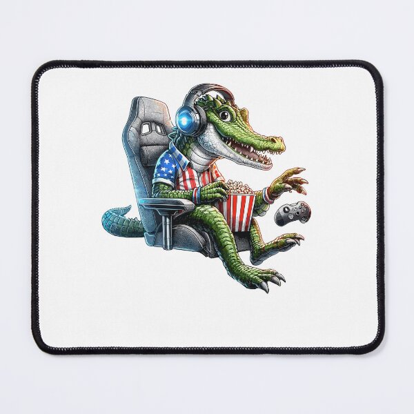 Item preview, Aligator American 4th Of July Gaming Controller Gamer designed and sold by Artistoos.