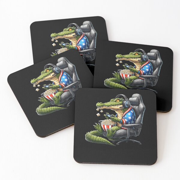 Item preview, Aligator American 4th Of July Gaming Controller Gamer designed and sold by Artistoos.
