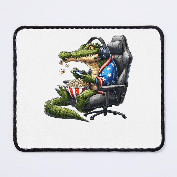 Item preview, Aligator American 4th Of July Gaming Controller Gamer designed and sold by Artistoos.