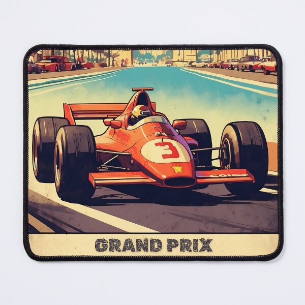 Item preview, Monaco Grand Prix Nostalgia: Timeless Racing Art Print designed and sold by Ceemko's Vintage Corner.