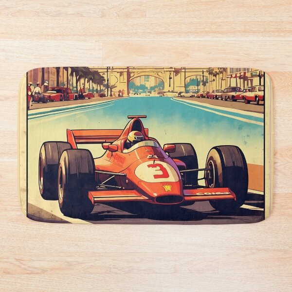 Item preview, Monaco Grand Prix Nostalgia: Timeless Racing Art Print designed and sold by Ceemko's Vintage Corner.