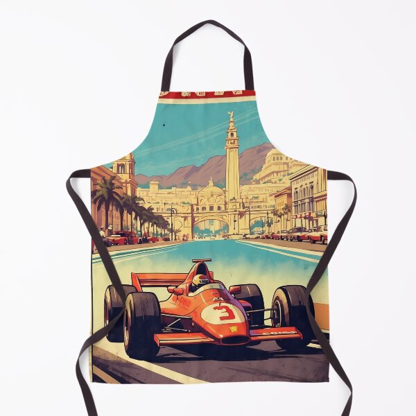 Item preview, Monaco Grand Prix Nostalgia: Timeless Racing Art Print designed and sold by Ceemko's Vintage Corner.