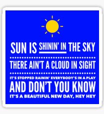 Mr Blue Sky Sticker