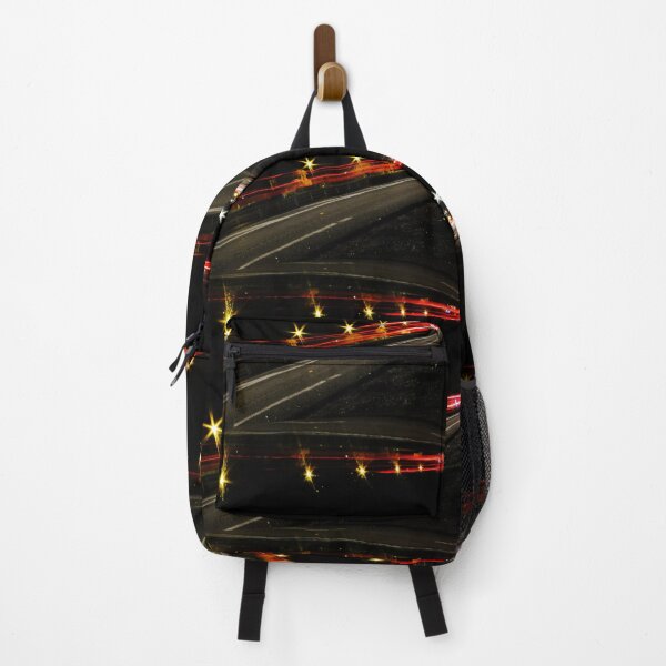 Item preview, Abstract photography lights on night road designed and sold by Carré Comme Orange.