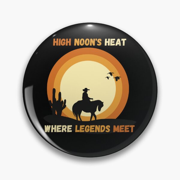 Item preview, High noon's heat, where legends meet designed and sold by PawSon45.