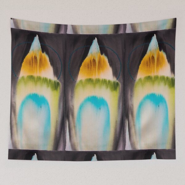 Item preview, Abstract Meditation Spiritual Original Watercolour Artwork designed and sold by healingwithsun.