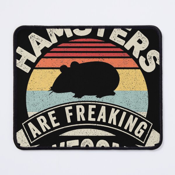 Item preview, Retro Because Hamsters Are Freaking Awesome Funny Hamster designed and sold by ArthurFranci.