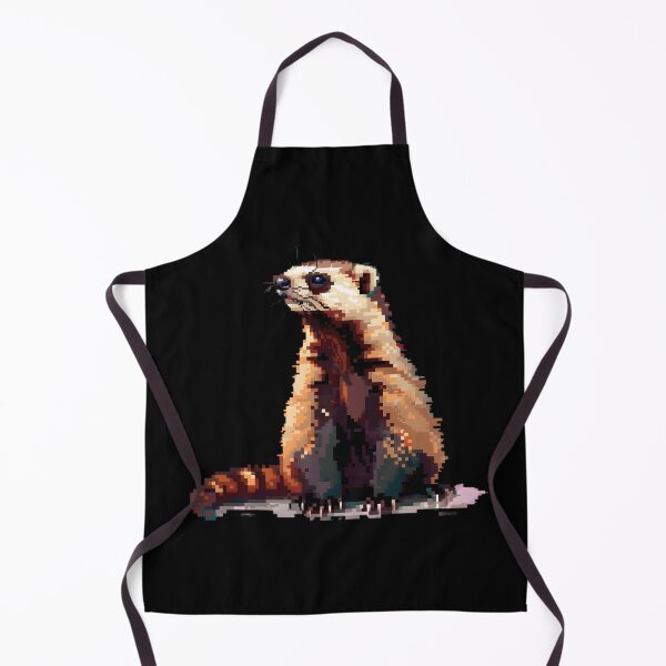 Item preview, Ferret in Pixel Form designed and sold by CUTEDOGGIEZ.