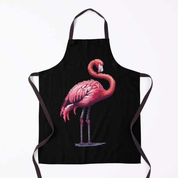 Aperçu de l'œuvre Artistry Flamingo Pixelisé créée et vendue par CUTEDOGGIEZ.