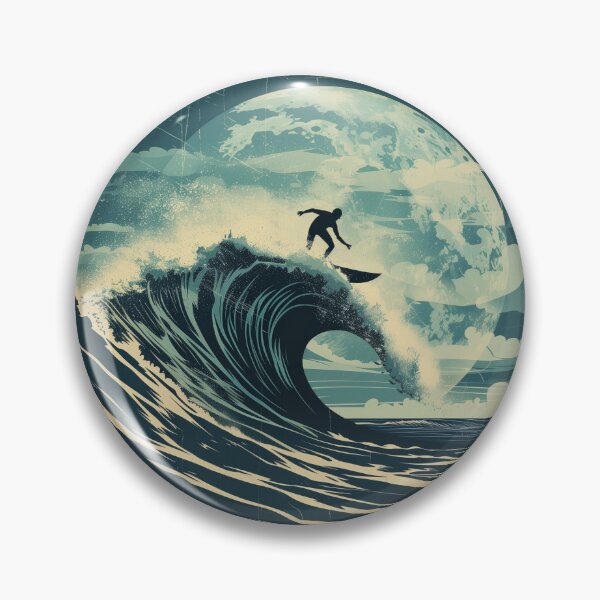Item preview, Moonlit Surfing Adventure designed and sold by EmpressKorea.