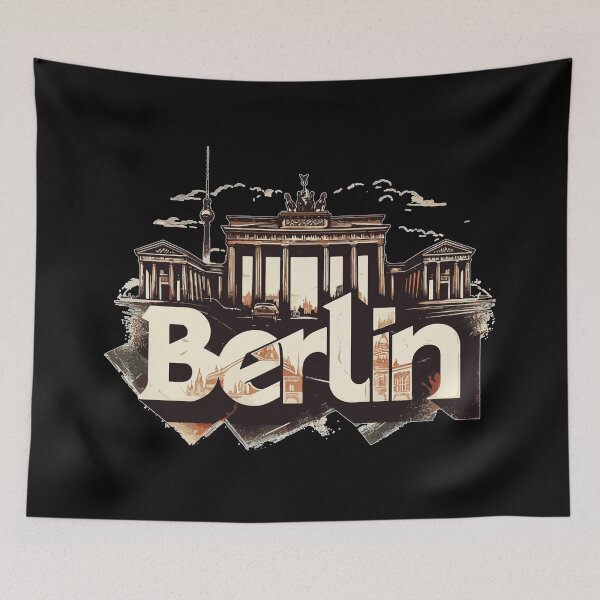 Item preview, Berlin Travel Vintage designed and sold by TomFrontierArt.