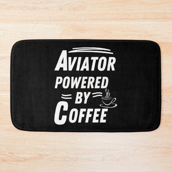 Item preview, Aviator powered by coffee designed and sold by annoying-shirts.
