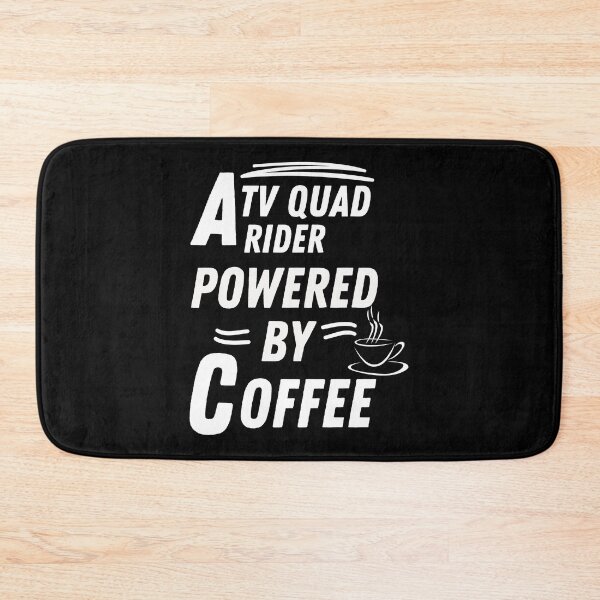 Item preview, ATV Quad rider powered by coffee designed and sold by annoying-shirts.