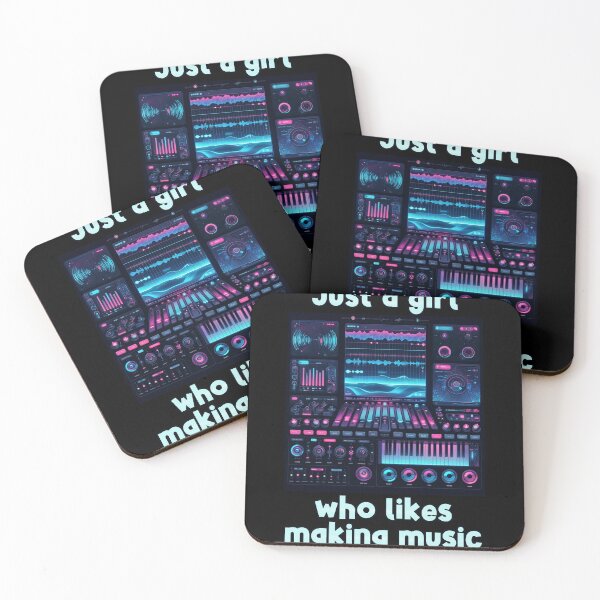 Item preview, Just a girl who likes making music designed and sold by Psyberspace.