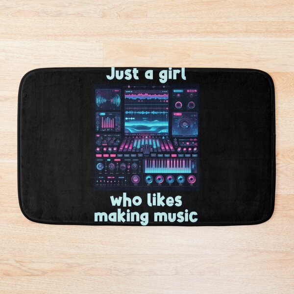 Item preview, Just a girl who likes making music designed and sold by Psyberspace.