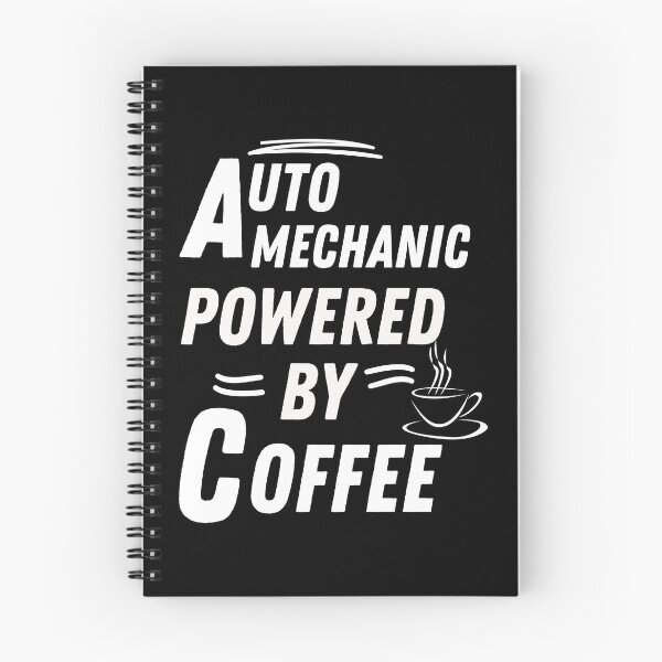 Item preview, auto mechanic powered by coffee designed and sold by annoying-shirts.