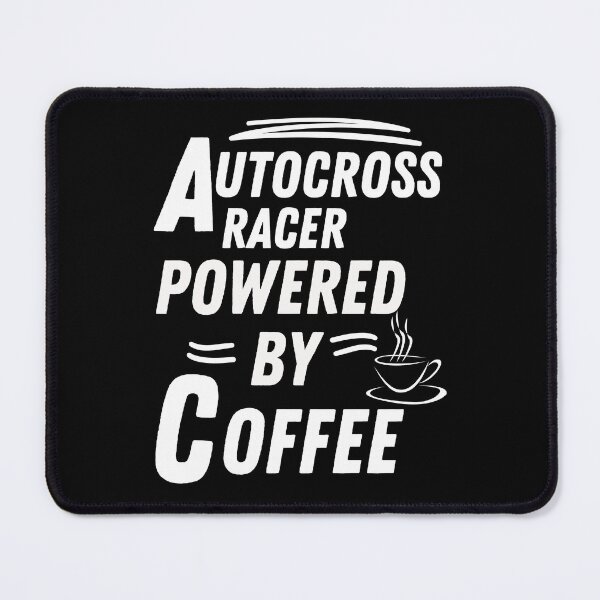 Item preview, autocross racer powered by coffee designed and sold by annoying-shirts.