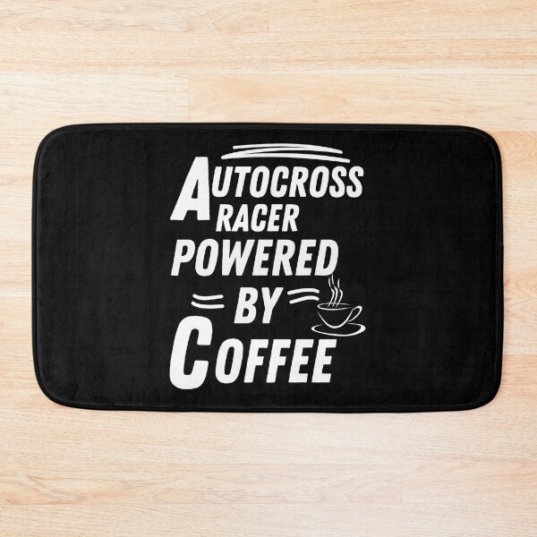 Item preview, autocross racer powered by coffee designed and sold by annoying-shirts.
