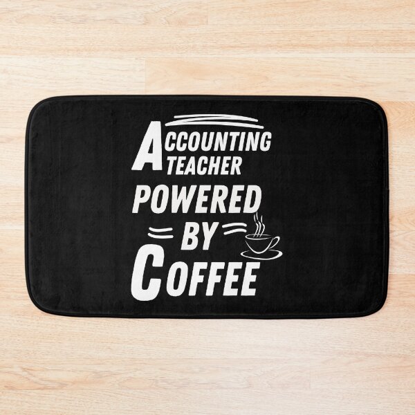 Item preview, profesor de contabilidad impulsado por cafe designed and sold by annoying-shirts.