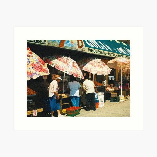 Aperçu de l'œuvre Brookln Street Umbrellas créée et vendue par magins.