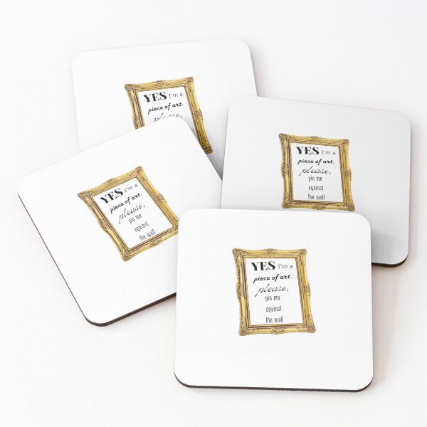 Item preview, ‘Yes, I’m a Piece of Art. Please Pin Me Against The Wall’ Art Frame Design  designed and sold by Fine Wine Designs.