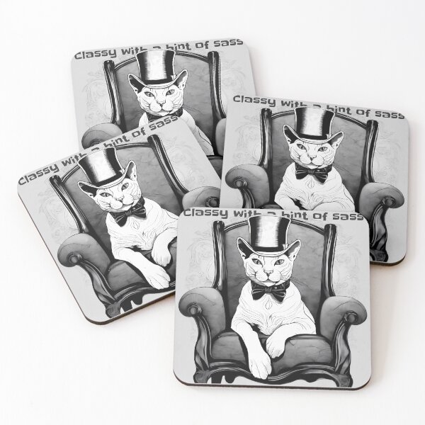Item preview, Dapper Cat designed and sold by purrfect pattern.
