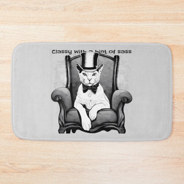 Item preview, Dapper Cat designed and sold by purrfect pattern.
