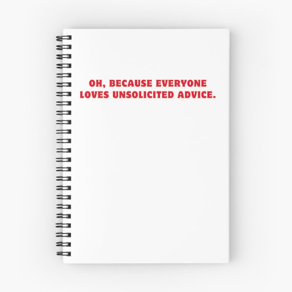 Item preview, Oh, because everyone loves unsolicited advice. designed and sold by ladylalitafanta.
