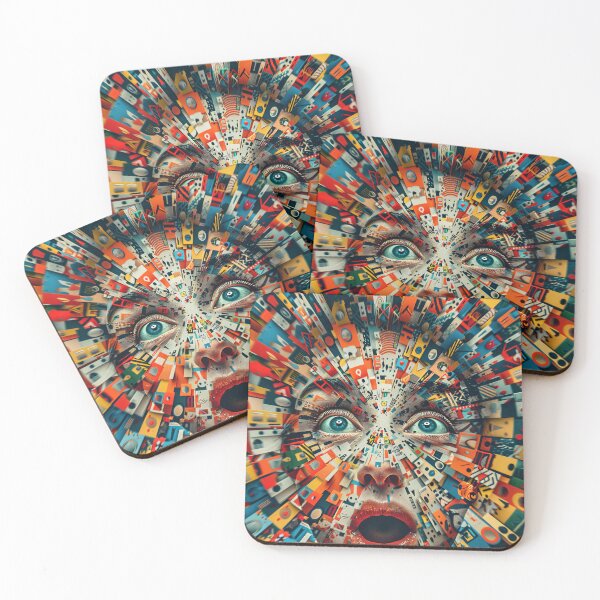 Item preview, Kaleidoscopic Queen designed and sold by BasajaunStudio.