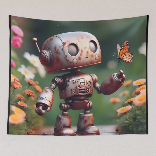 Item preview, Robotic Reverie: Butterfly's Dance designed and sold by AI-Only Creations.