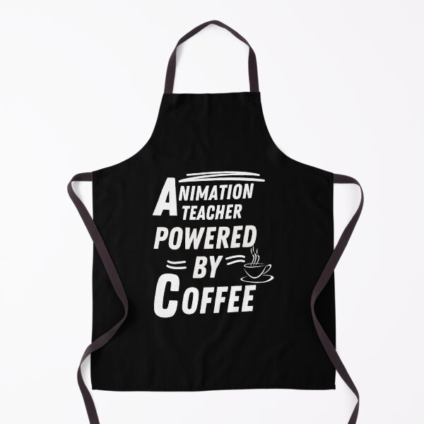 Item preview, Animation teacher powered by coffee designed and sold by annoying-shirts.