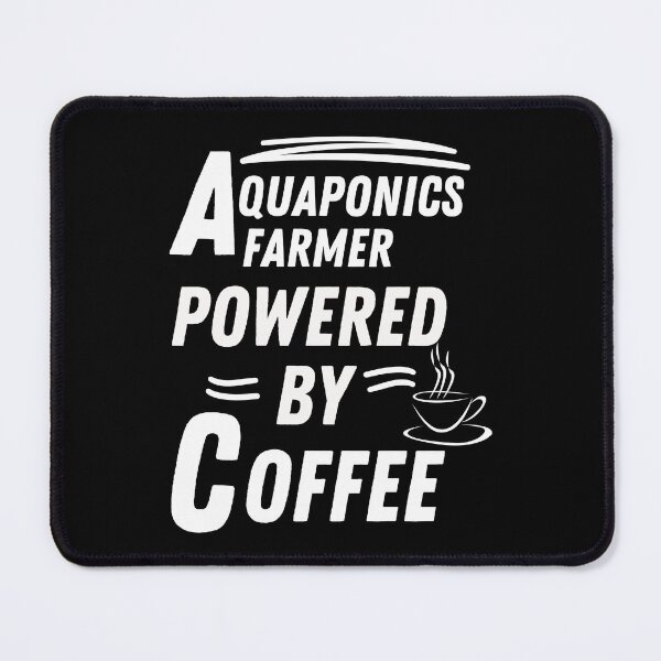 Item preview, Aquaponics farmer powered by coffee designed and sold by annoying-shirts.