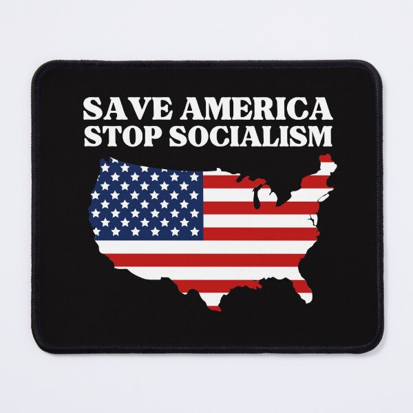 Item preview, Save America Stop Socialism Usa American Flag designed and sold by ladylalitafanta.