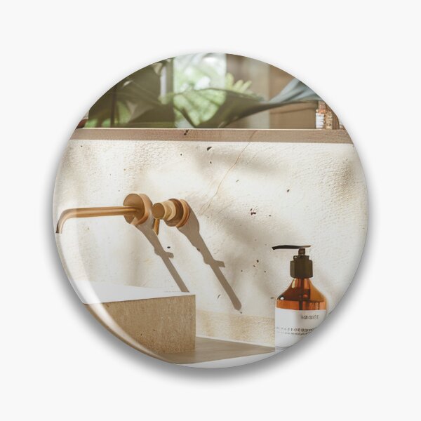 Item preview, Bathroom With Sink and Mirror. Cosmetics Spa Scenes designed and sold by frequent-art.