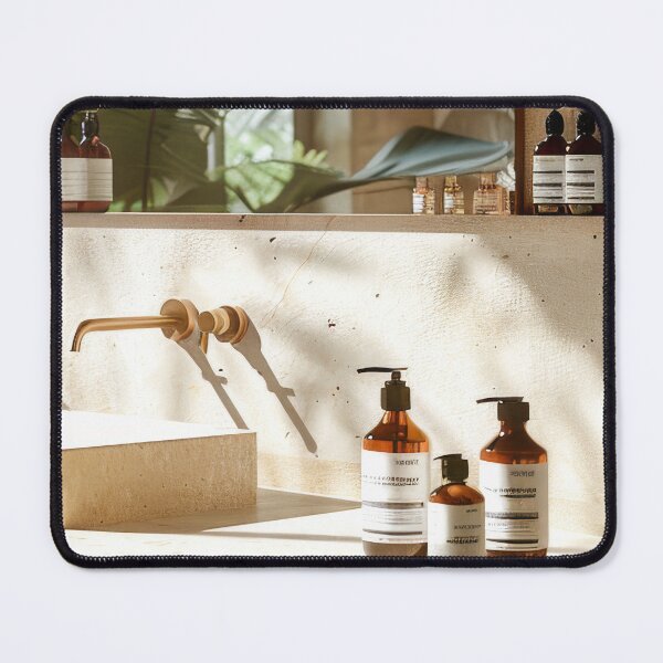 Item preview, Bathroom With Sink and Mirror. Cosmetics Spa Scenes designed and sold by frequent-art.