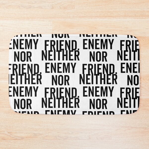 Item preview, "Neither Enemy Nor Friend: Navigating Uncommitted Relationships with Neutral Parties and Frienemies in a World of Indifference" designed and sold by artworkathome.