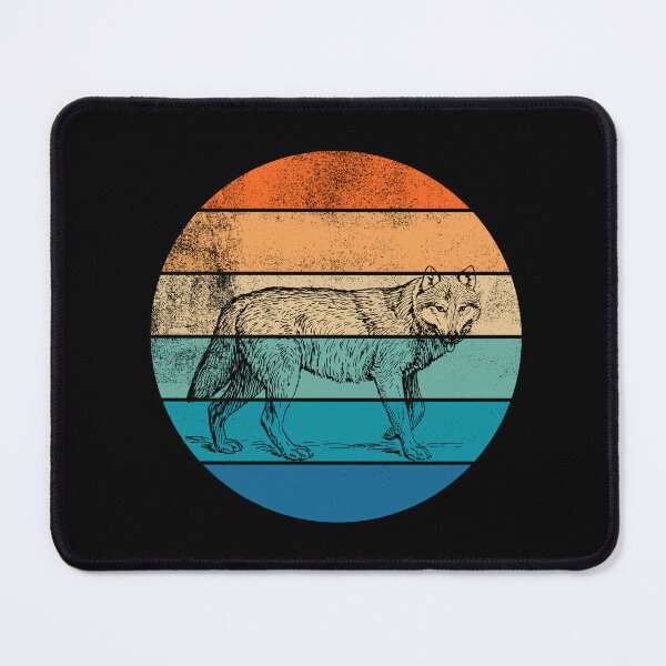 Item preview, Wolf Retro Sunset designed and sold by AussieWonders.
