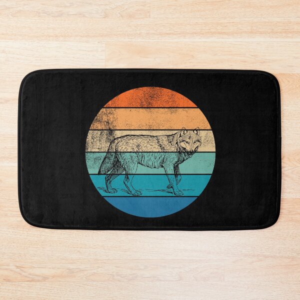 Item preview, Wolf Retro Sunset designed and sold by AussieWonders.