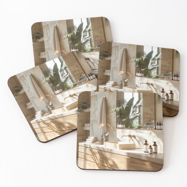 Item preview, Bathroom With Sink and Mirror. Cosmetics Spa Scenes designed and sold by frequent-art.