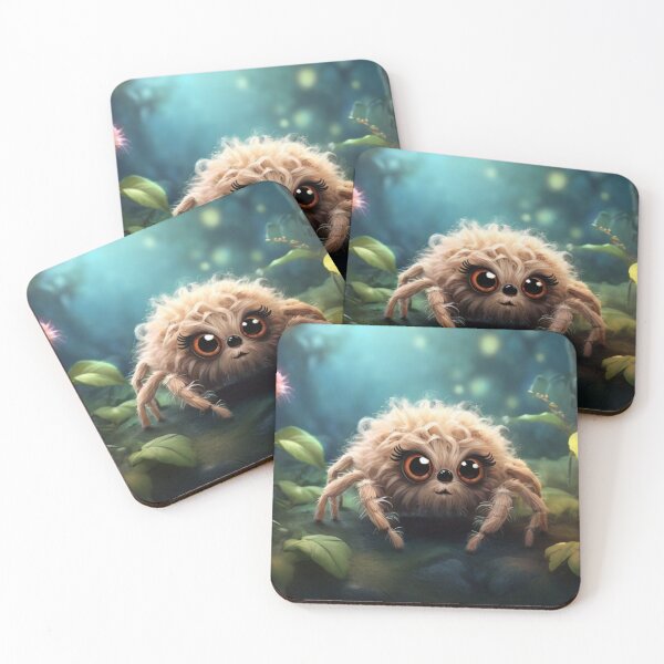 Item preview,  The Fluffy Spider in the Enchanted Forest designed and sold by T-shirtMill.